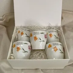 Hironichi Nakano 花柄コップ 5個セット