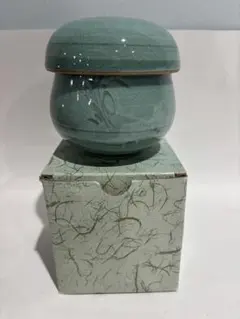 青磁 茶器揃 茶碗 茶漉し付き