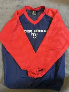 UNDER ARMOUR 長袖ピステト　赤/青