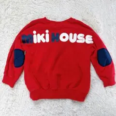【大人気】miki HOUSE ミキハウス　バックロゴ　トレーナー　100サイズ