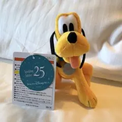ディズニーシー 25周年 スパークリング ジュビリー プルート ぬいぐるみバッジ