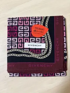 GIVENCHY ジバンシィ ハンカチ ピンク チェーン柄