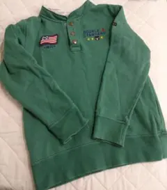 【中古】DOUBLE.B トレーナー 国旗 ダブルビー（ミキハウス系列）