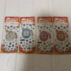 【新品未開封】セリア たまごっち キラキラシール3 コンプリート　4種セット