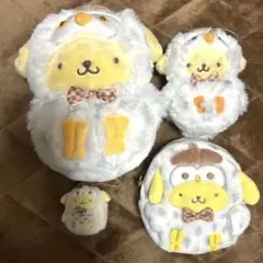 サンリオ　森の小動物　ポムポムプリン　4点セット