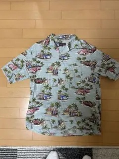 Purple & Yellow アロハシャツ Mサイズのサムネイル