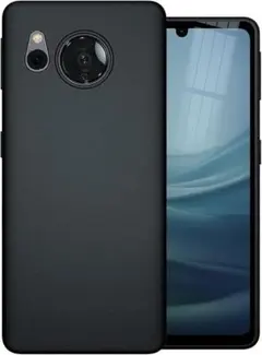 AQUOS sense7ケース SHG10 SH-53C シンプルマットブラックのサムネイル