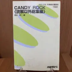 代ゼミ英語テキスト 西谷昇二 CANDY ROCK 冬期直前講習会 1991年