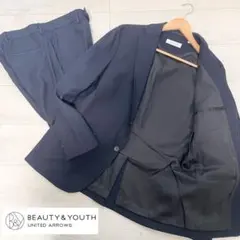 高級✨Beauty＆youth アローズ　セットアップ　スーツ　カシミヤ　L