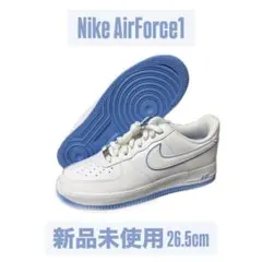 【正規箱,タグ付き】Nike Air Force 1 ホワイト/ブルー