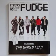 men's FUDGE メンズファッジ 2019年 THE WORLD SNAP