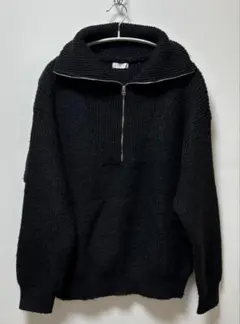 LOWRYS FARM ハーフジップニット