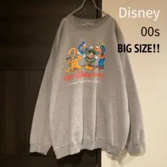 00s Disney スウェット オールドディズニー Big size‼︎