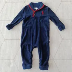 Ralph Lauren ネイビー ロンパース 80