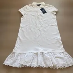 POLO RALPH LAUREN ホワイトポロワンピース　160