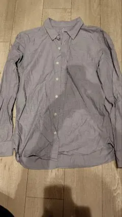 無印良品 長袖シャツ ブルー Mサイズ