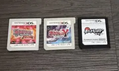 ポケットモンスター ホワイト Y オメガルビー 3本セット