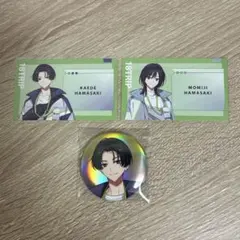 18TRIP　エイトリ　浜咲楓　浜咲椛　缶バッジ　名刺風カード