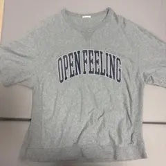 GU OPEN FEELING Tシャツ グレー