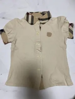BURBERRY ベージュ ポロシャツ 36M 98cm