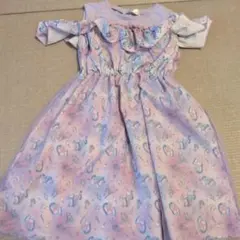 spica01様専用　ユニコーン柄 半袖ワンピース 130cm