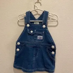80㎝　BUDDY LEE  デニムジャンパースカート　ワンピース　バディーリー