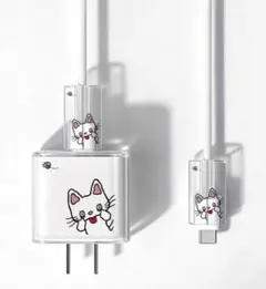 ノンタン ケーブル カバー 充電器 保護 3点セット