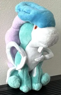 タグ付き　TAKARATOMY スイクン ぬいぐるみ ポケモン キミにきめた!ポケモンゲットぬいぐるみ スイクン