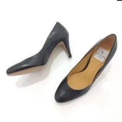 LANVIN en Bleu ラウンドトゥプレーンパンプス 24.5cmのサムネイル