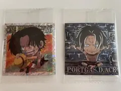 にふぉるめーしょん　ワンピース 大海賊シールウエハース11 エース　ルフィ