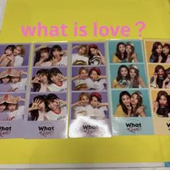 【美品】TWICE What is love ステッカー　チェキ　5枚セット