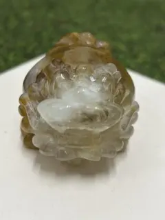 ✳︎レア✳︎ジオードあり 赤瑪瑙 サードニクス 龍亀（ロングイ）置物