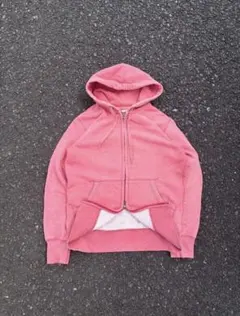 く*ろ様 人気カラーold UNIQLO zip hoodie y2k ピンク