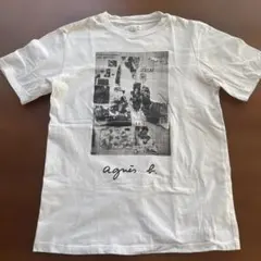 agnès b. アート風グラフィックTシャツ