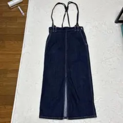 デニム ロングスカート M something EDWIN