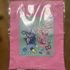 スティッチ ハッピーくじ C賞 トートバッグ【ピンク】 - メルカリ