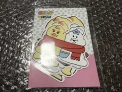 んぽちゃむ　きみまろ　おぱんちゅうさぎ　韓国限定　ポップアップ　ビックステッカー