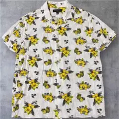 BANANA REPUBLIC レーヨン アロハシャツ 総柄 ハワイアンのサムネイル