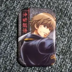 銀魂　沖田総悟　反撃の狼煙　キャラポップストア　スクエア　ラメ　缶バッジ