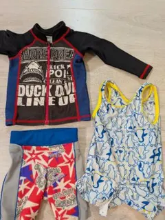 ラッシュガードと水着セット