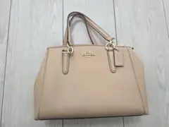 COACH ベージュ トートバッグ