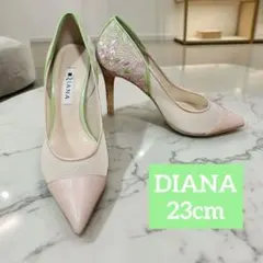 限定値下げDIANA　２３cmフラワーレースハイヒール