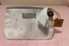 CLARINS クラランス ポーチ ホワイト 花柄のサムネイル