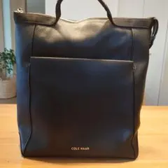 Cole Haan 3way レザーバッグ　ブラック
