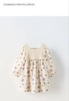 ZARA BABY コットン花柄ドレス 80cm