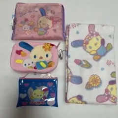 しまむら　サンリオ　ウサハナ　ポーチ　エコバッグ　フェイスタオル　未使用品