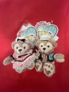 【美品】ダッフィ　シェリーメイ　キーホルダー