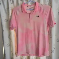 UNDER ARMOUR ISO-CHILL ポロシャツ ピンク XLのサムネイル