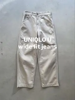 UNIQLO U wide fit jeans