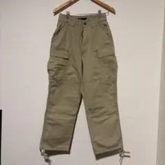 GAP カーゴパンツ ベージュ ナイロン混 ミリタリー 多ポケット Y2K 